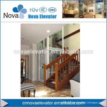 320KGS, 4 Persons Square Panoramic Home Elevator Lift